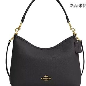 Coach Black Leather Shoulder Bag